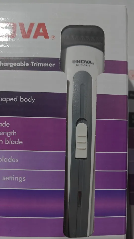Máquininha De Cortar Cabelo e/ou Barbeador Portátil Aparador Barba 3915 bivolt Recarregável-ENVIO IMEDIATO PARA TODO BRASIL photo review