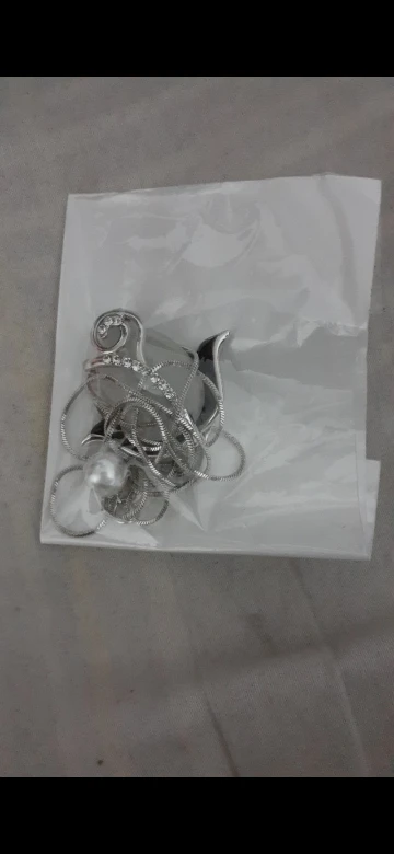 Blue Rose Long Adjustable Necklace photo review