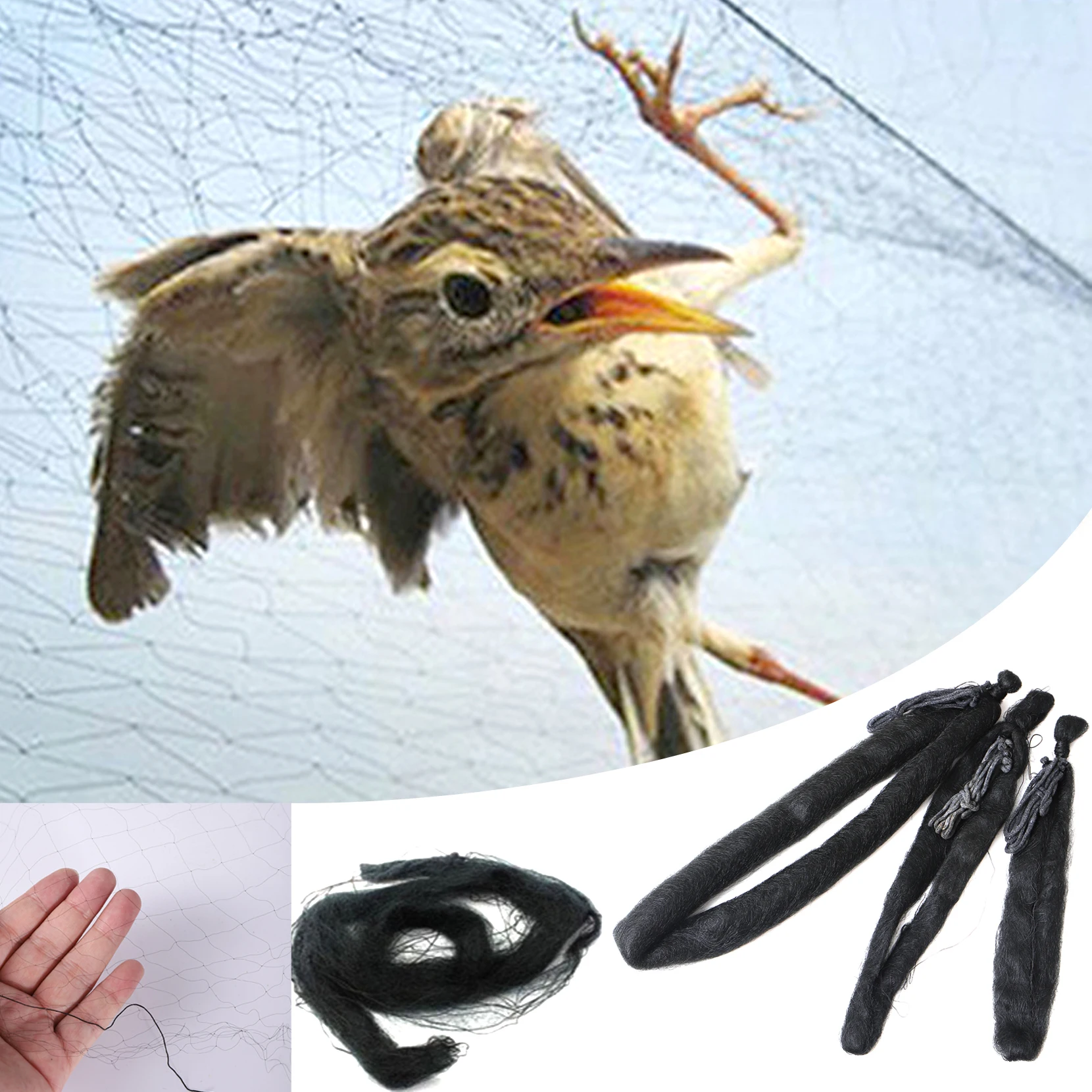 Bird Net Anti Bird Catcher Netting Pond Net Fishing Net Traps Crops Fruit  Tree Flower Garden Mesh Protect Pest Control Tools