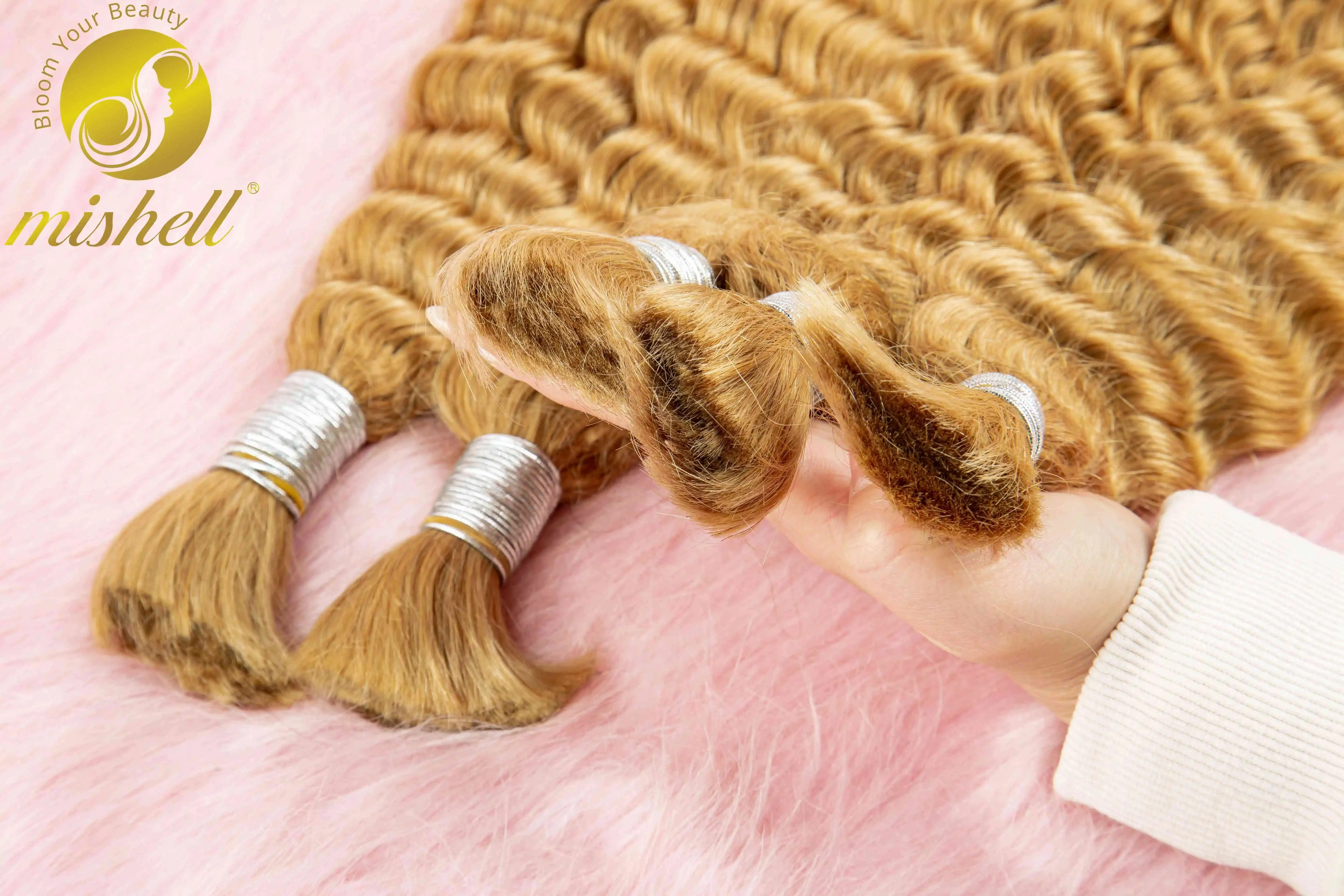 Рисунок 4 - 100% натуральные вьющиеся волосы для плетения кос