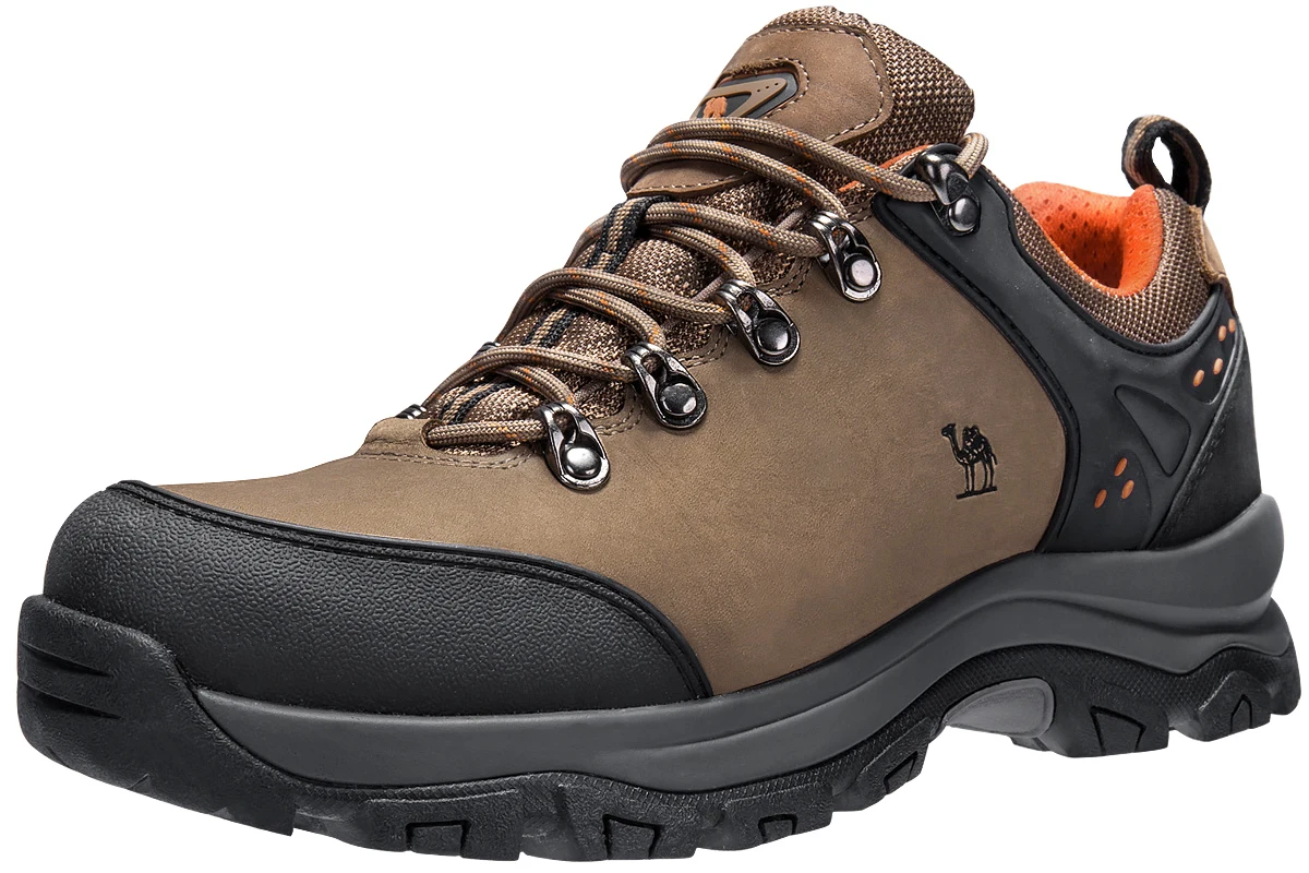 Waterproof Leather Low-Top Hiking Shoes 7