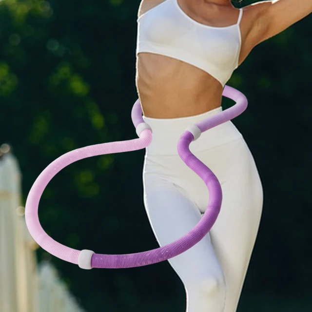 Weighted Fitness Hoop Sports Entertainment Fitness Circle Beginners Abs Abdomen Equipment Accessories for Home Men Women 2
