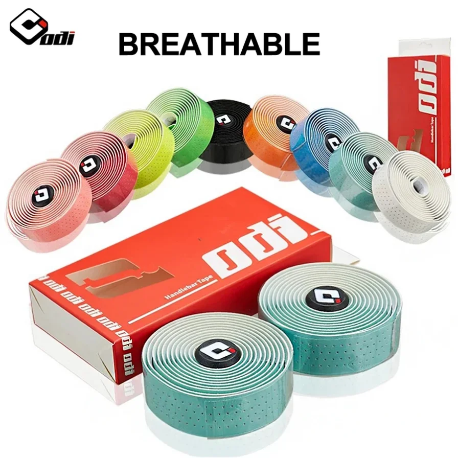 ODI Bicycle Bar Tape Breathable Road Bike Handlebar Tape Anti-slip Cycling Bar Wrap Damping Handle Belt Bicycle Part bike handlebar tape