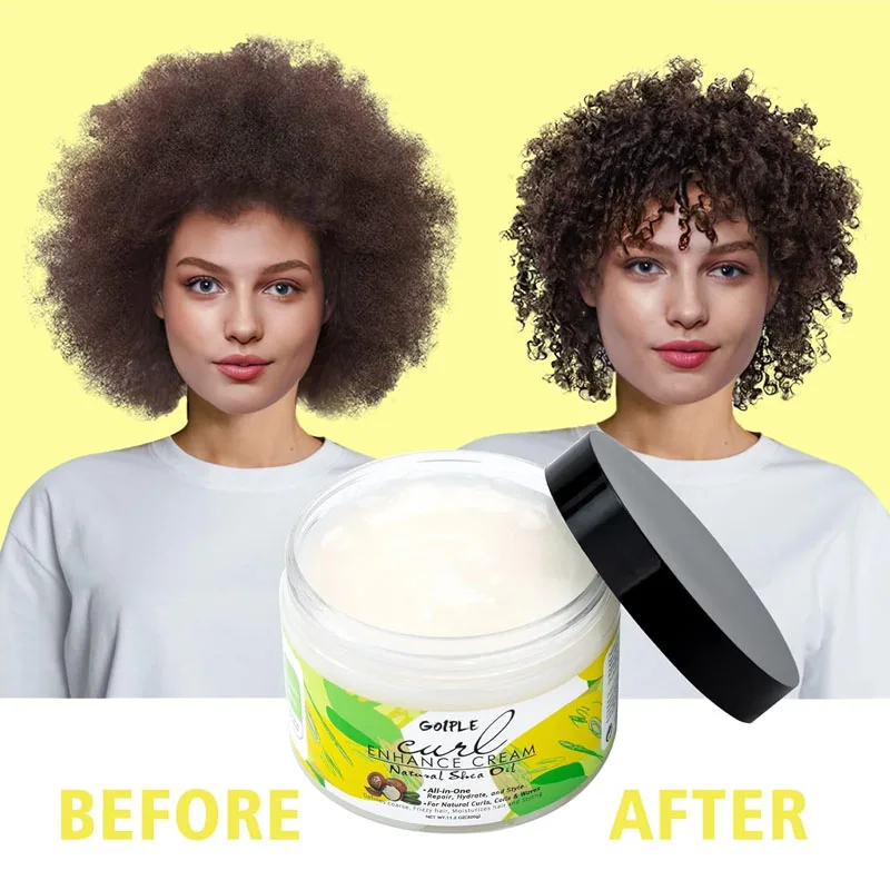GOIPLE 320g Curl Elasticity Enhancing Cream Curl Lasting Moisturizing Nourishing Essence Gel Wave Curls Smooth Defining Products