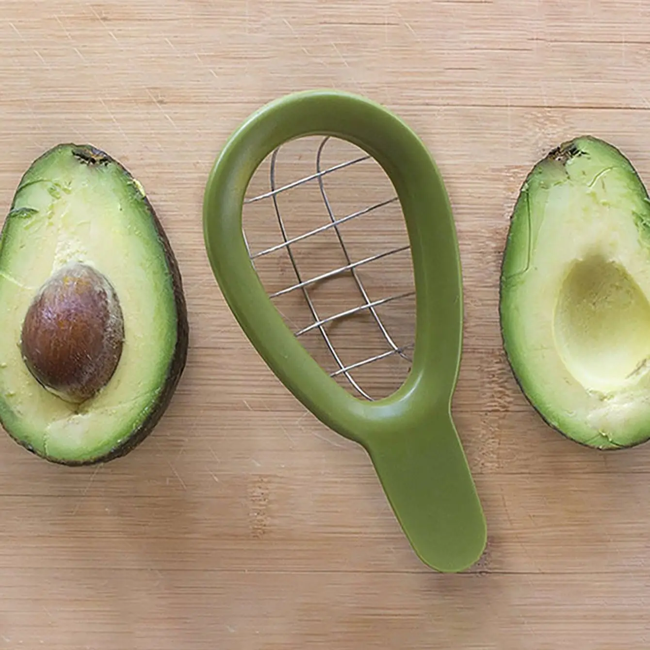 1pc Stainless Steel Avocado Cutter