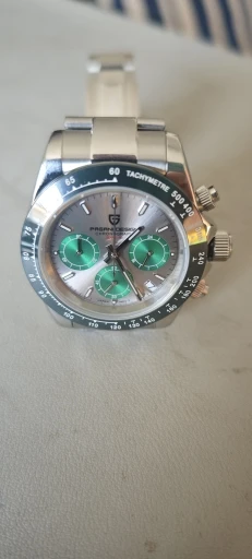 40mm New V2 PAGANI DESIGN Men's Quartz Watches Sapphire Retro Chronograph photo review