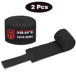 3m Cotton Boxing Hand Wraps - 3M (Black)