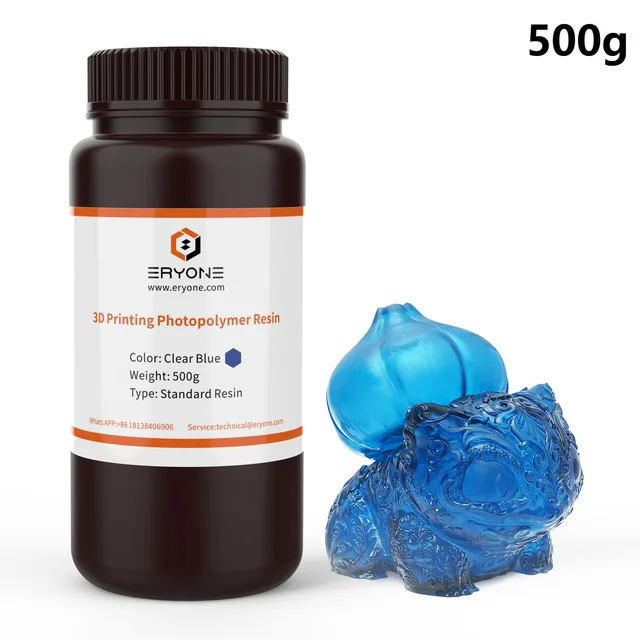 ERYONE Clearance Promotion TPU PLA PLA+ Silk Rainbow Ultra Silk 3D Printing Filament 1KG/0.5KG For FDM 3D Printer Fast Shipping Resin Clear blue