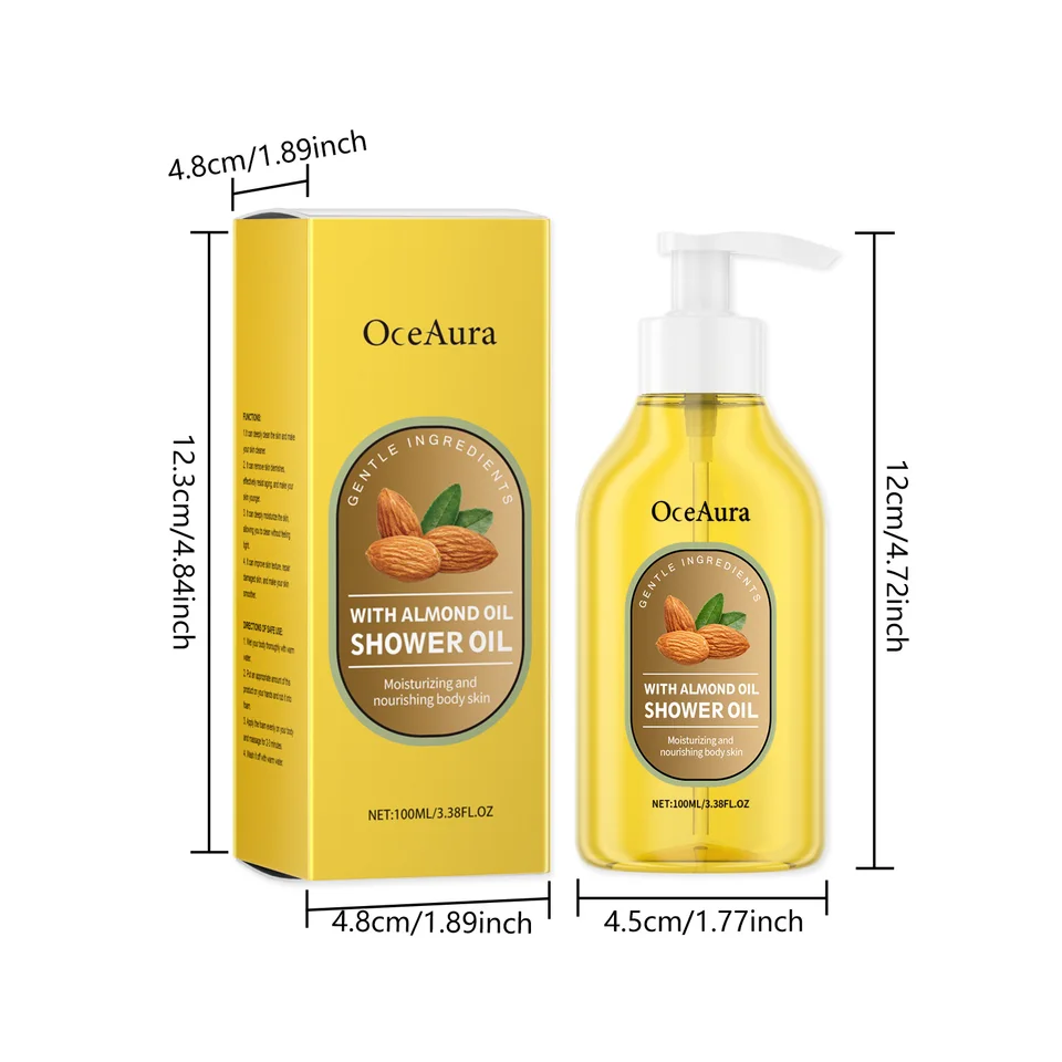 Coconut Body Wash Oil for Moisturizing and Nourishing