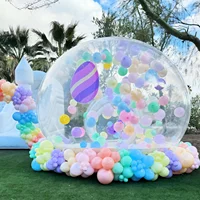 Inflatable Balloon Bubble House Tent Commercial Grade PVC Clear Bubble House with air Pump & Blower 10 ft  For Children's Party 1