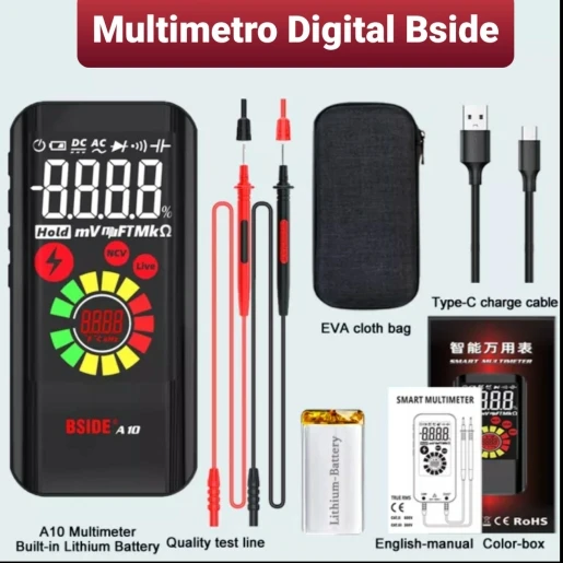 Multímetro Digital Smart Professional Bside 9999 Contagens photo review