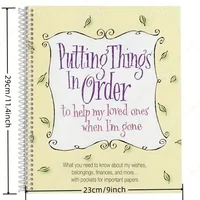 1pc End of Life Planner Workbook - A Thoughtful Guide to Help Loved Ones When I'm Gone, Organize Important Documents, and Plan f 2