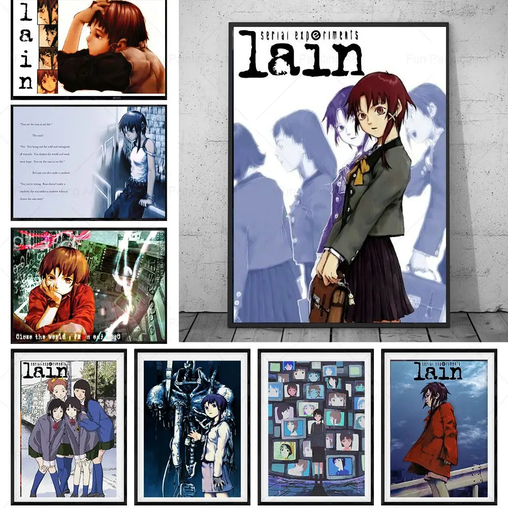  Anime Serial Experiments Lain Poster Canvas Gifts Wall