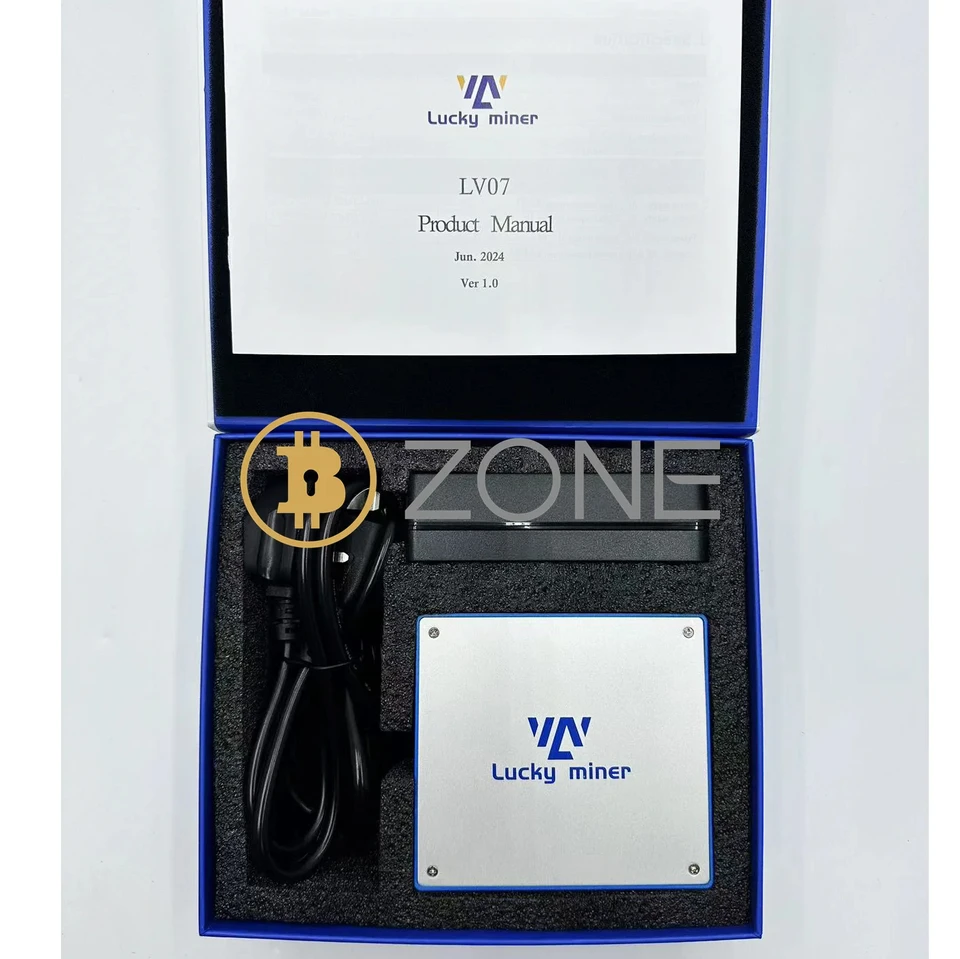 Crypto Miner Lucky Miner LV07 1TH/S Sha256 Bitcoin Miner Cryptocurrency  mining machine BTC Lottery Asic Miner - AliExpress