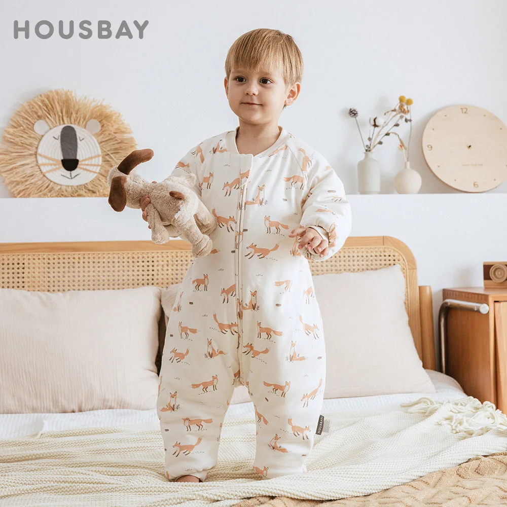 Saco de dormir de dinosaurio para bebé, ropa de dormir cálida para niños de 1 a 4 años, 2,5 TOG, Invierno