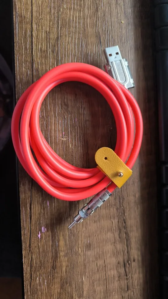 120W USB Type C Cable 180° Rotating 6A Cable Fast Charging Data Cable Data Line PD USB To Type C photo review