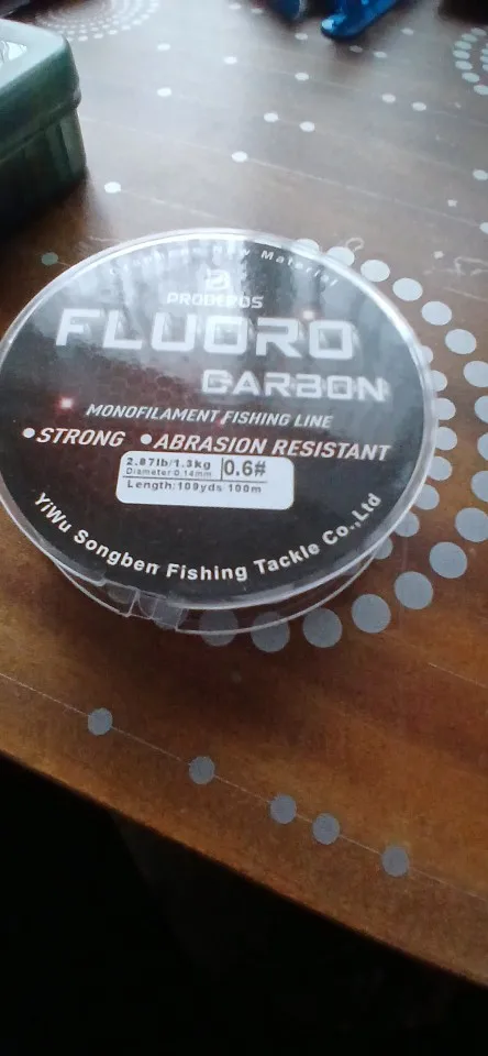 PROBEROS 100M Fluorocarbon Coating Fishing Line 2.2LB-29.3LB Carbon Fiber Monofilament Leader Line Carp Fishing Sinking Line photo review