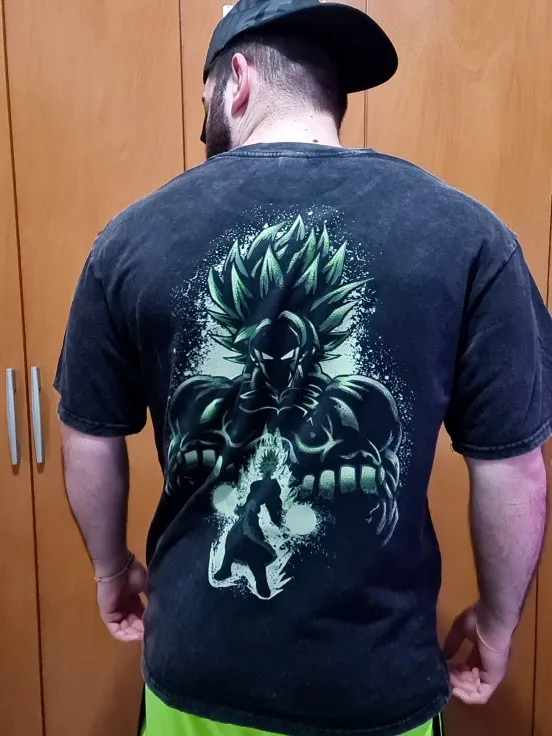 Dragon Ball Z T-Shirt – Saiyan Warriors Design | Cotton Oversized Tee with Classic DBZ Logo
