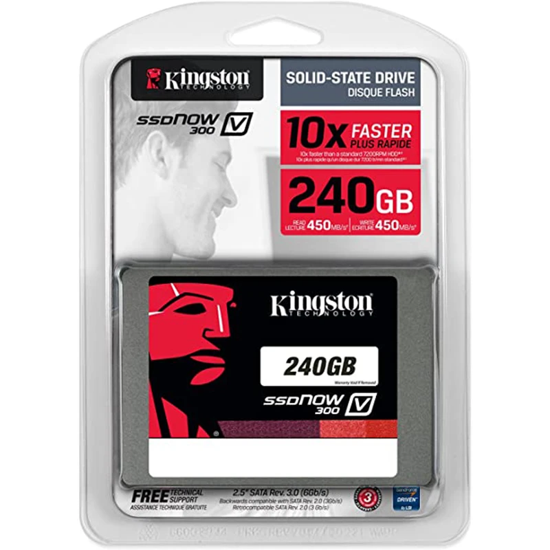 New Kingston V300 120GB 240GB 2.5in SSD SATA 3 III Internal Solid State Drive Laptop