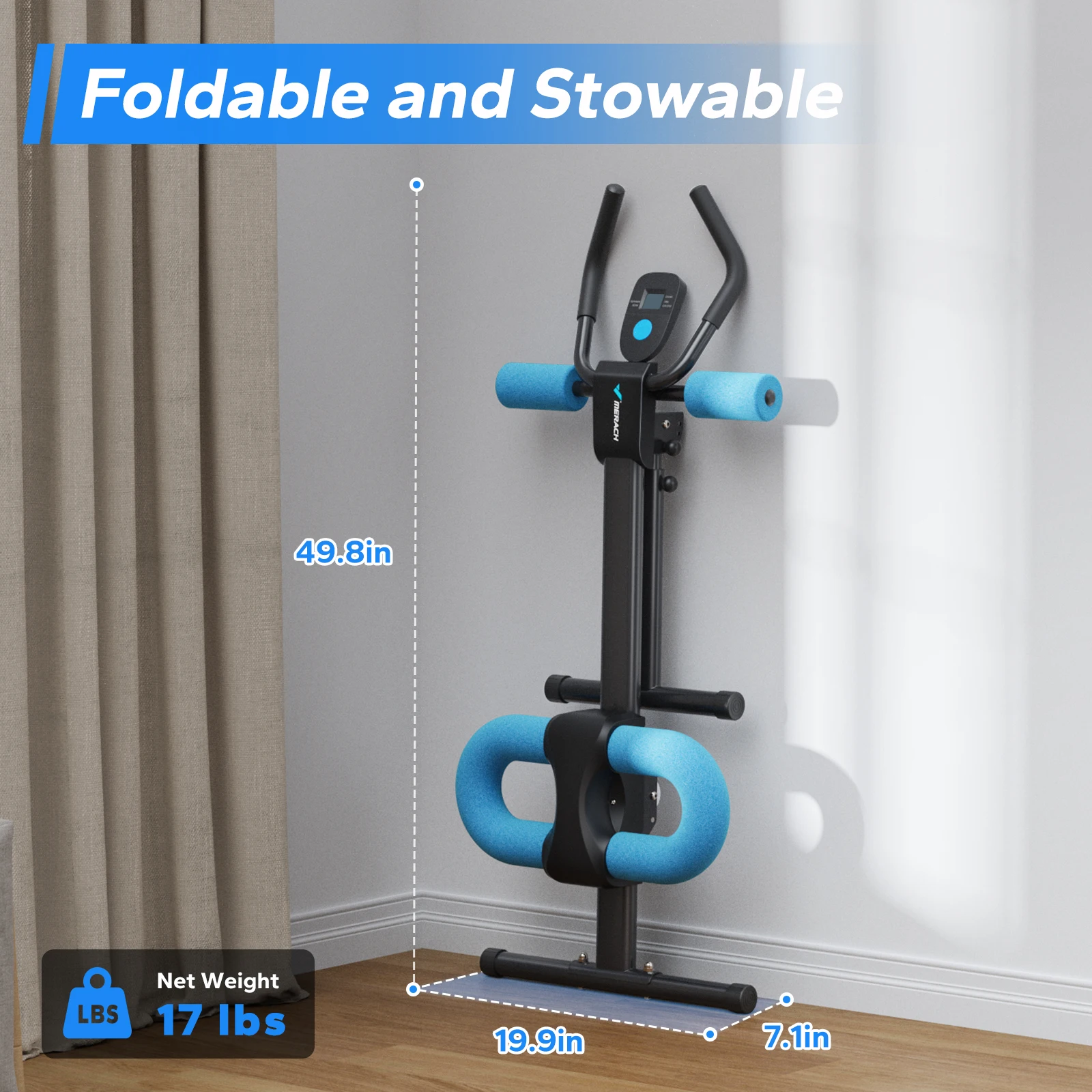Foldable Adjustable Ab Trainer 4