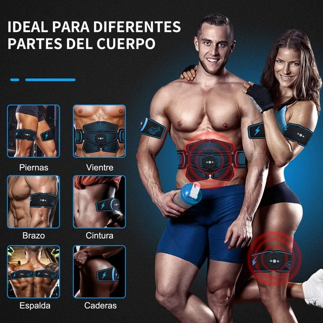 Electroestimulador Muscular Abdominal Smart Fitness Six Pack