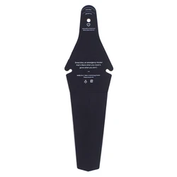 Enhanced Bicycle Saddle Rear Mudguard - Universal Fit Plastic Wing for Road, MTB, and Enduro Cycling (Black-OLD)