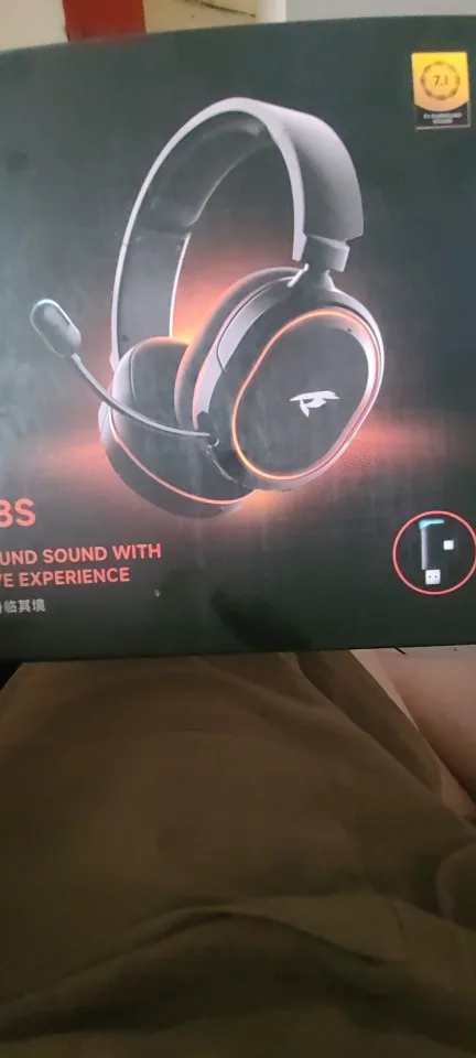 Picun G2 2.4GHz Wireless Gaming Headset with Bluetooth 5.3, 7.1 Surround Sound & Retractable ENC Mic – Compatible with PC, PS5, Switch & More