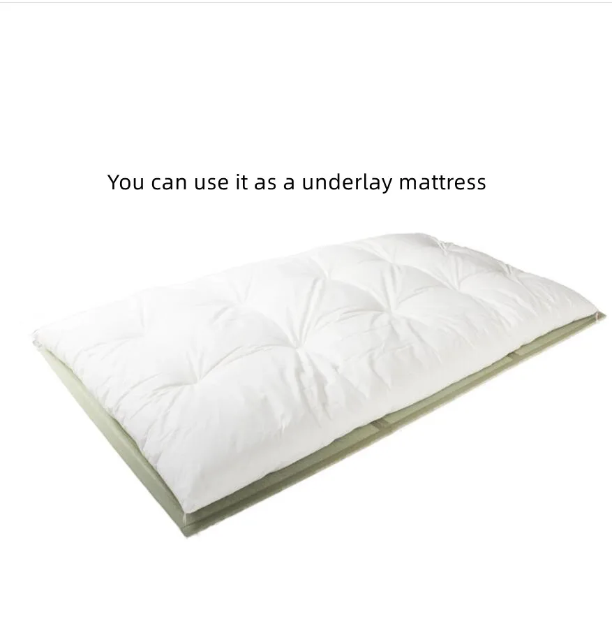 QCLUEU Japanse Futon Matras, 10 cm Dikker Antislip Tatami Matras, Oprollen Draagbare Slaapmat Studentenslaapzaal, Opvouwbare Vloermatrassen (Color : Blauw, Grootte : 90x200cm/35x78.7inch