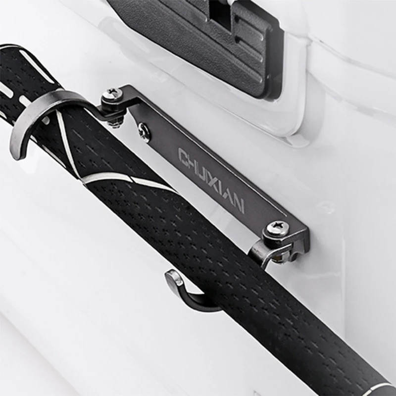 휴대용 낚싯대 브래킷, 알루미늄 합금 낚싯대 거치대, 측면 걸이 액세서리, 물고기 태클 용품 후크, 정리함 핫