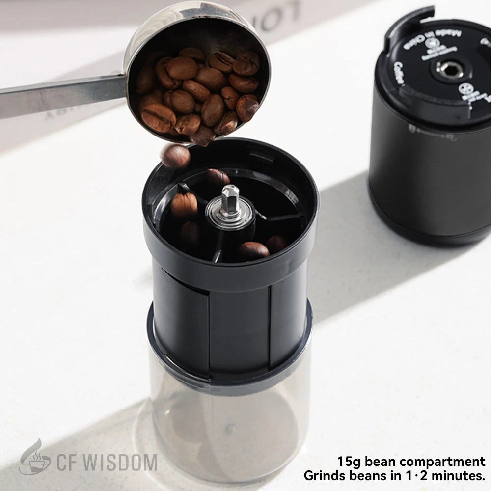 CF WISDOM Electric Coffee Grinder - مطحنة قهوة كهر...