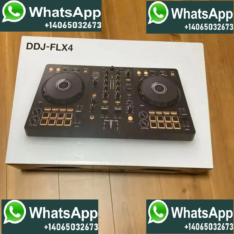 

100% Оптовая цена, Pioneer DDJ-FLX4 2-канальное программное обеспечение Serato Lite, контроллер для диджея, Япония