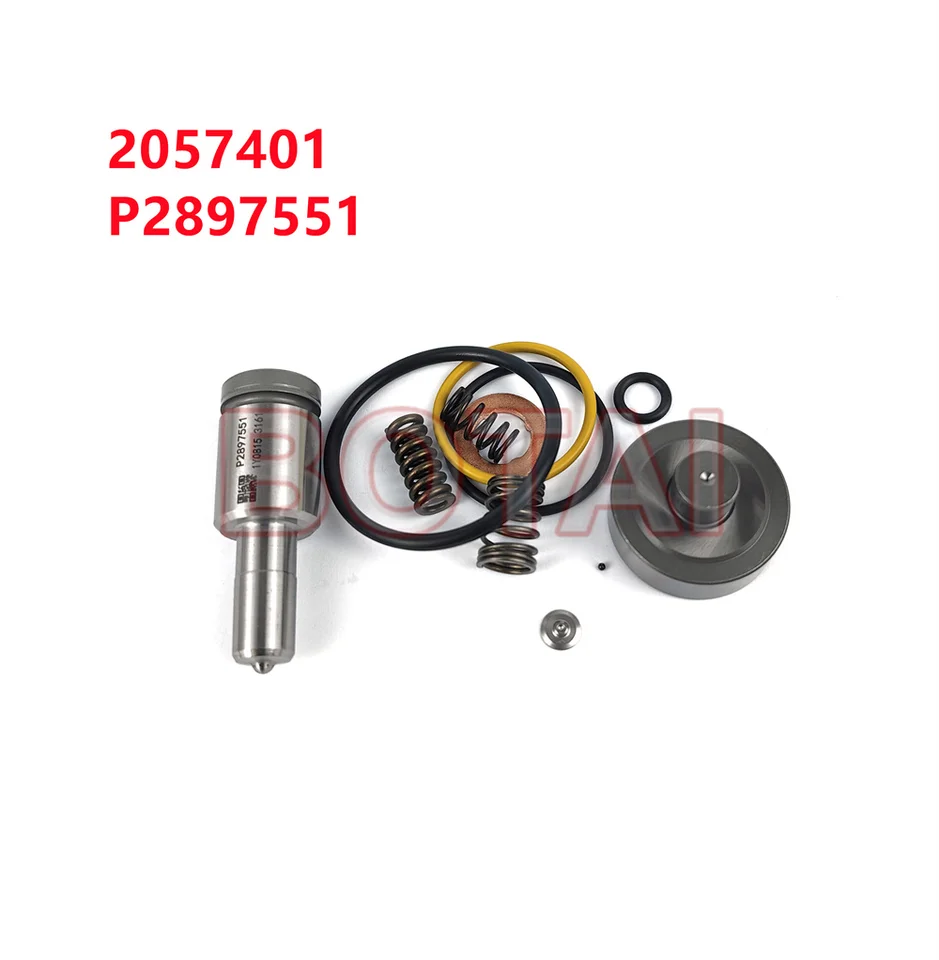 pack① XPI 2057401 Injector Repair Kits With P2897551 Nozzle And 4984803