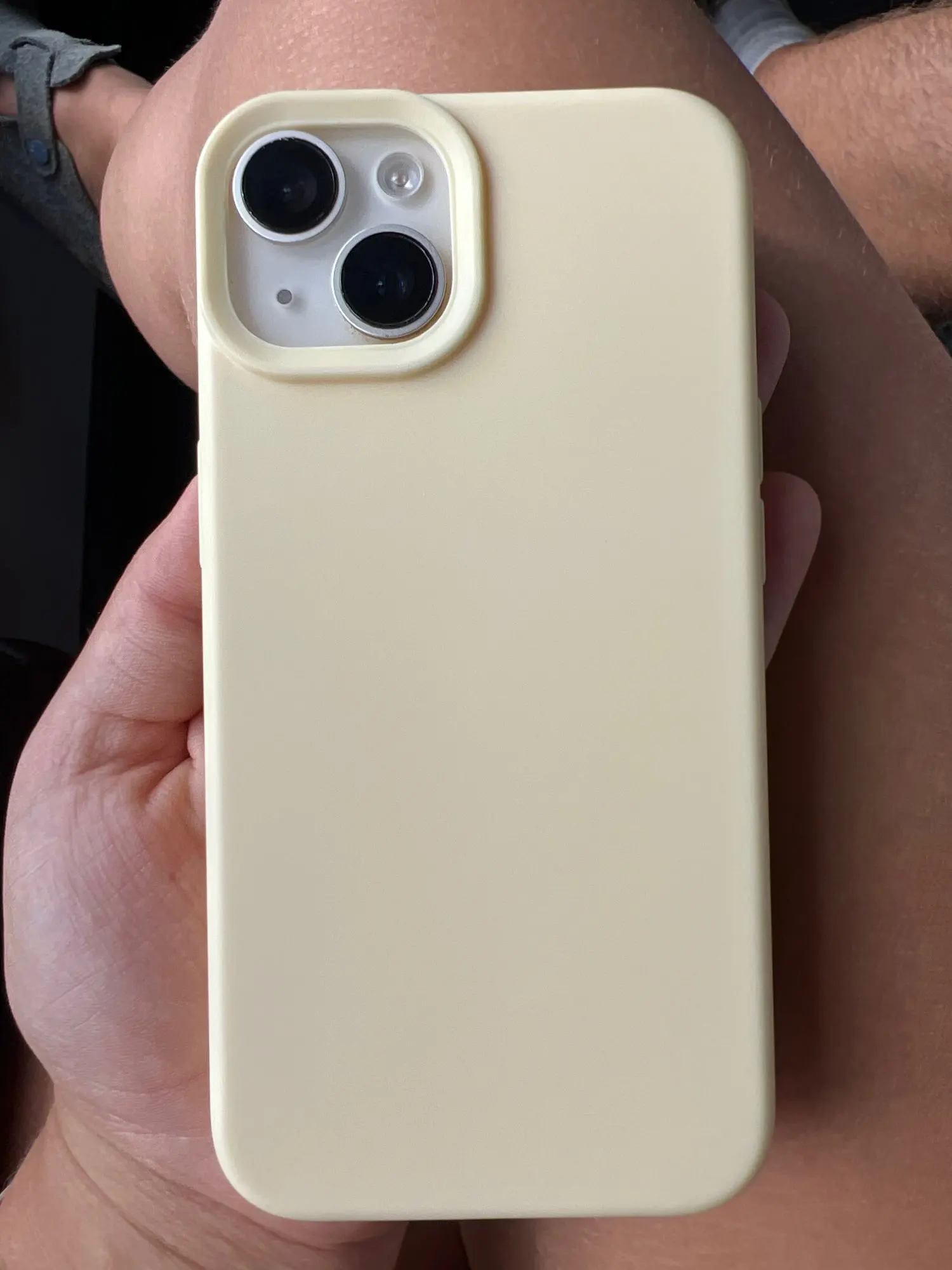 Minimalist Pastel Soft iPhone Case, customer photo