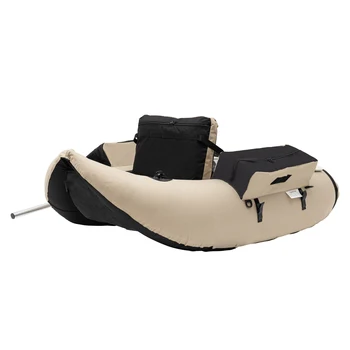 Fishing Boat, Outdoor Fishing Boat, Inflatable Fishing Boat Strong Load Capacity Lakes, Rivers, and Creeks for Fishing, Rafting 6