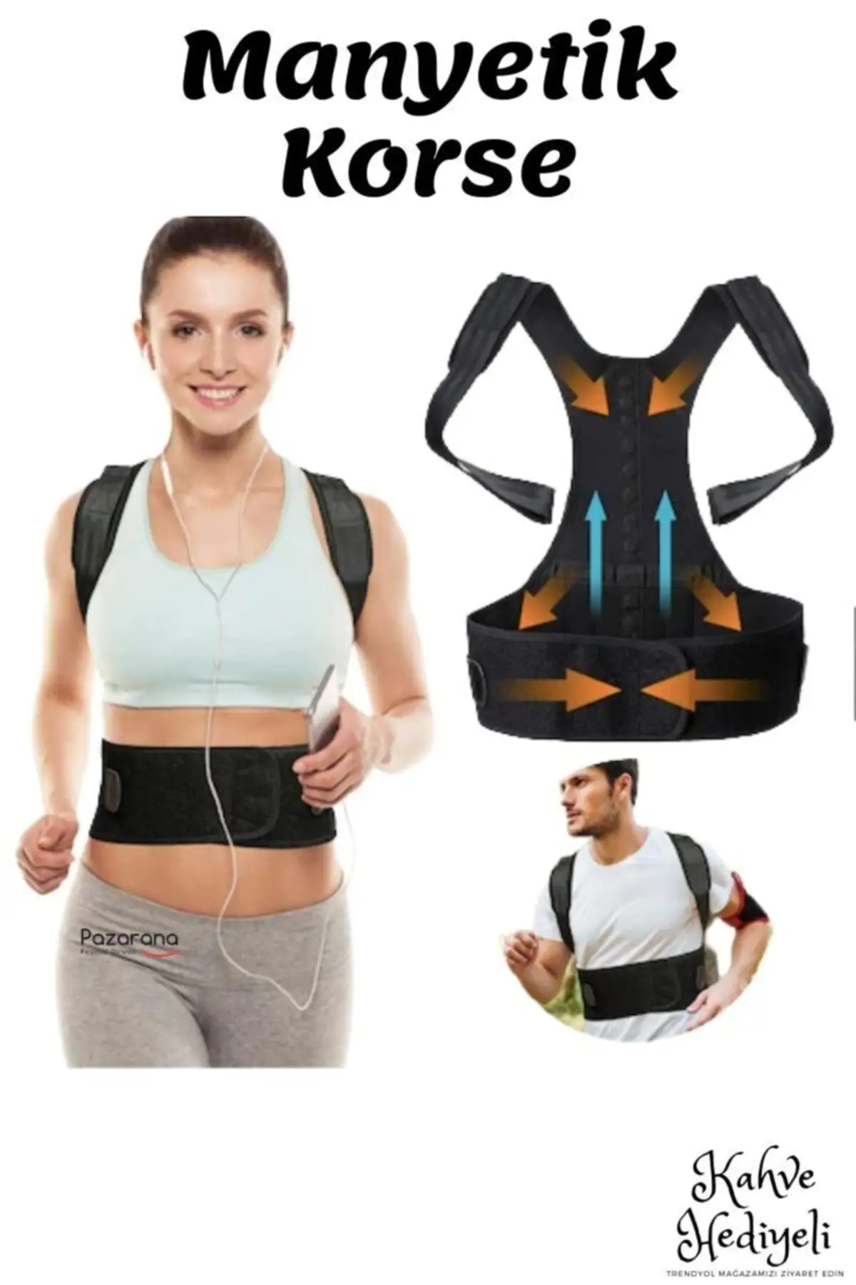 

Adjustable Back Shoulder Posture Corrector Belt Clavicle Spine Support Back Pain Support Prevent Humpback Upper Back Neck Brace