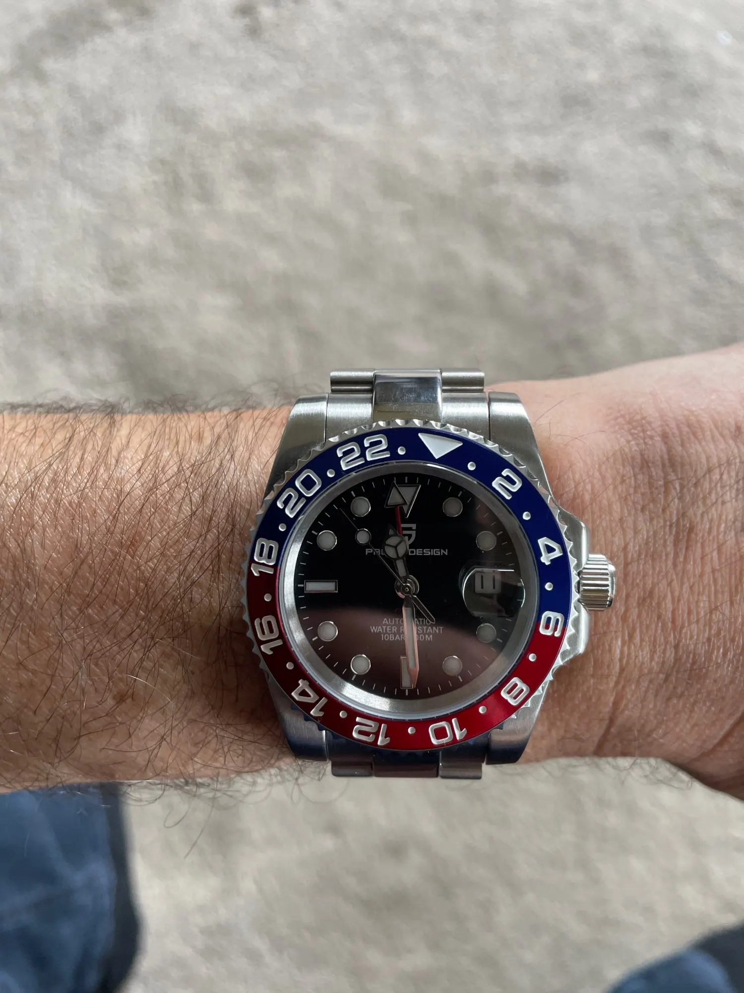 PAGANI DESIGN V3 GMT Men's Luxury 40MM Sapphire Automatic Watch photo review