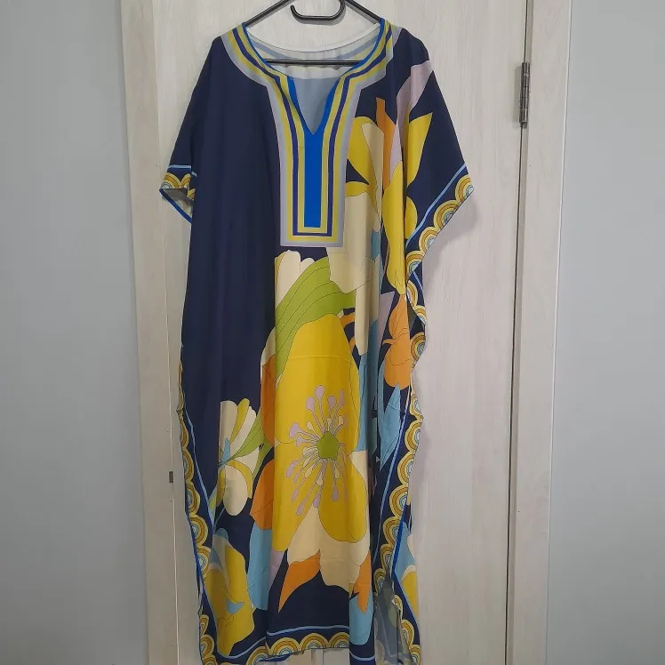 Beach Outfits for Women Cover-ups Swimsuit Bathing Suit Maxi Dress Summer Clothe Plus Size Swimwears photo review