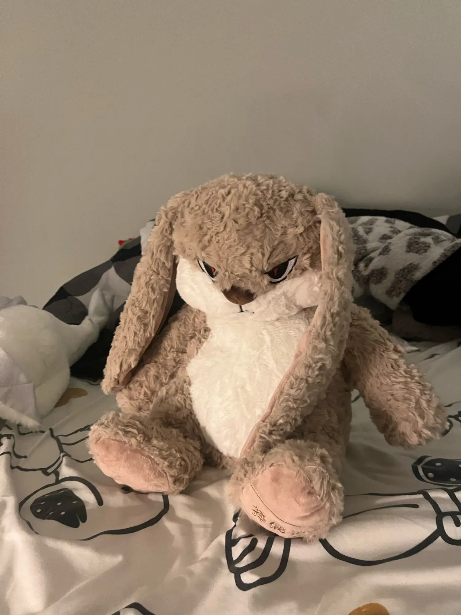 Angry Rabbit Plush Toy, customer photo