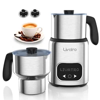 Electric Milk Frother, 14-in-1 Milk Frother and Steamer, Dual Cups (20.3oz & 13.5oz), Automatic Foam Maker & Milk Warmer 1
