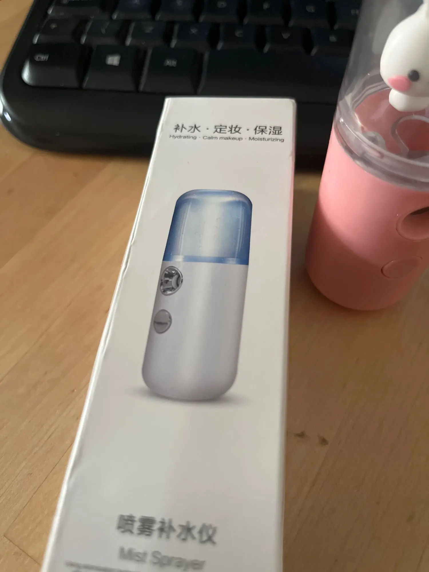 30ml Mini Cute Nano Mist Sprayer Ansiktsångare Luftfuktare USB Uppladdningsbar ansiktsfuktande nebulisator Skönhet Hudvårdsverktyg