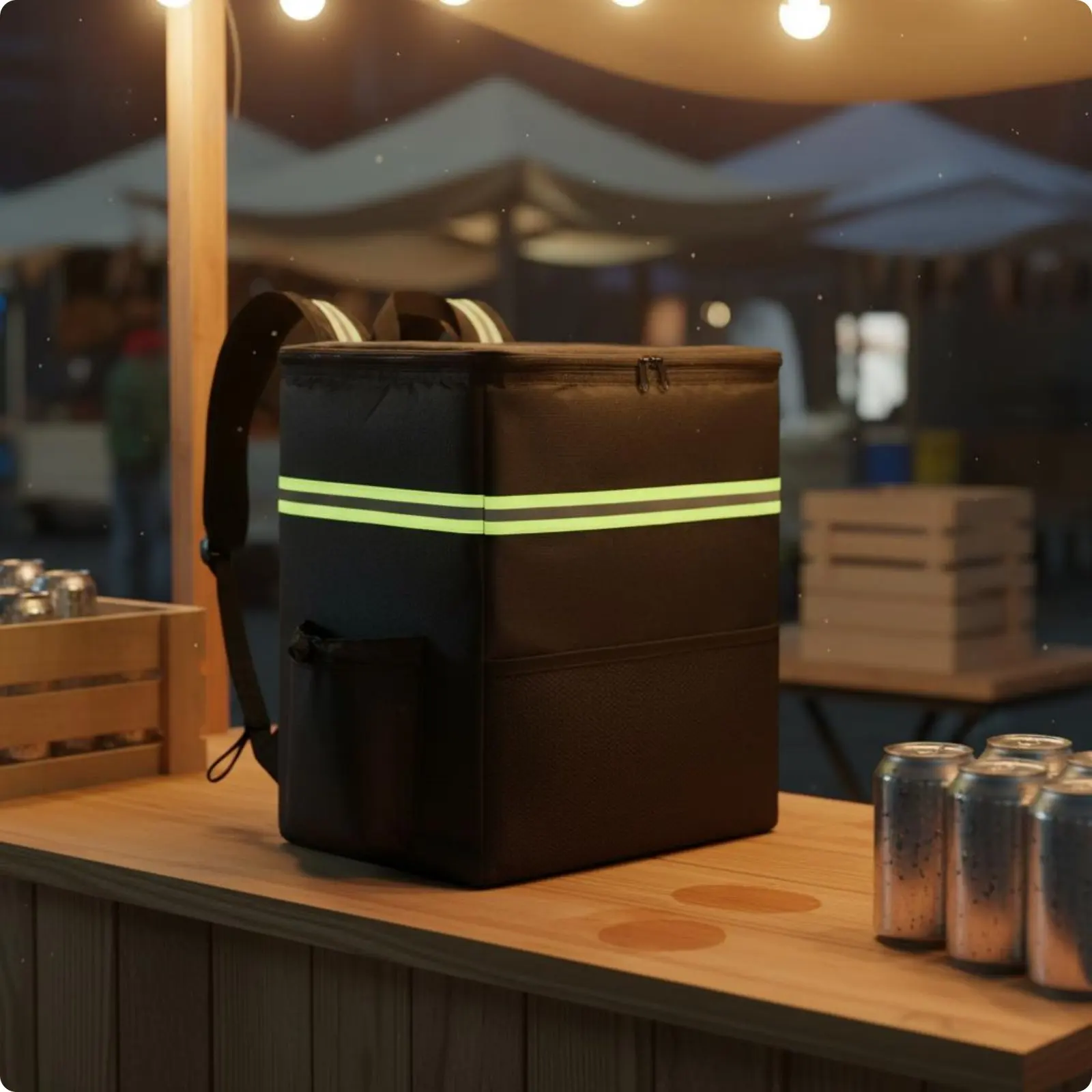  slider image of Insulated Delivery Backpack Heat