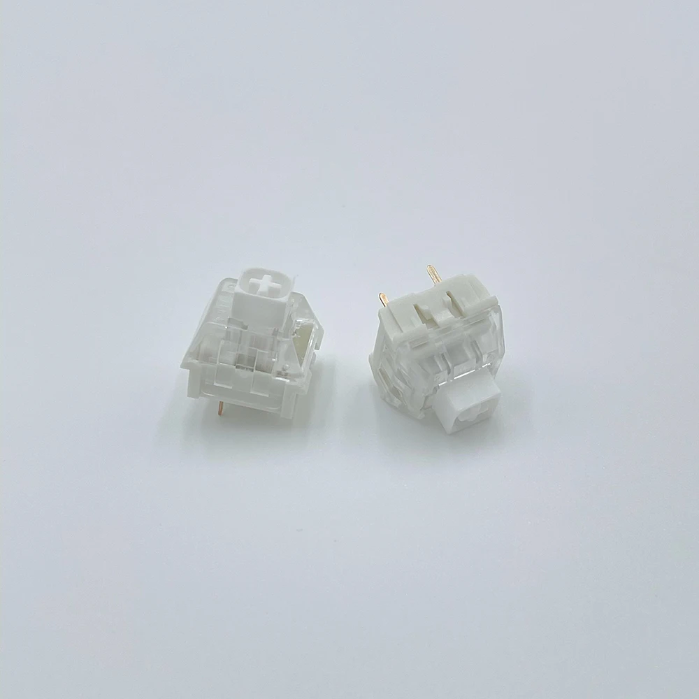 atacado kailh caixa interruptor clicky caixa branco diy personalizado teclado mecânico compatível cherry mx smd switches