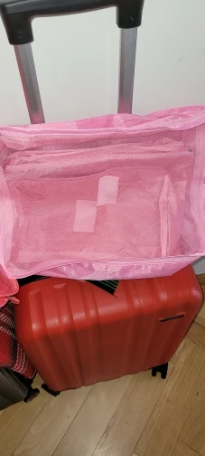 Kit 6 Necessaire Organizador De Mala De Bagagem Viagem photo review