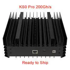 

BA BUY 5 GET 3 FREE IceRiver KAS KS0 Pro Asic Kaspa Miner 200Gh/S With PSU Shipping DHL Brand New