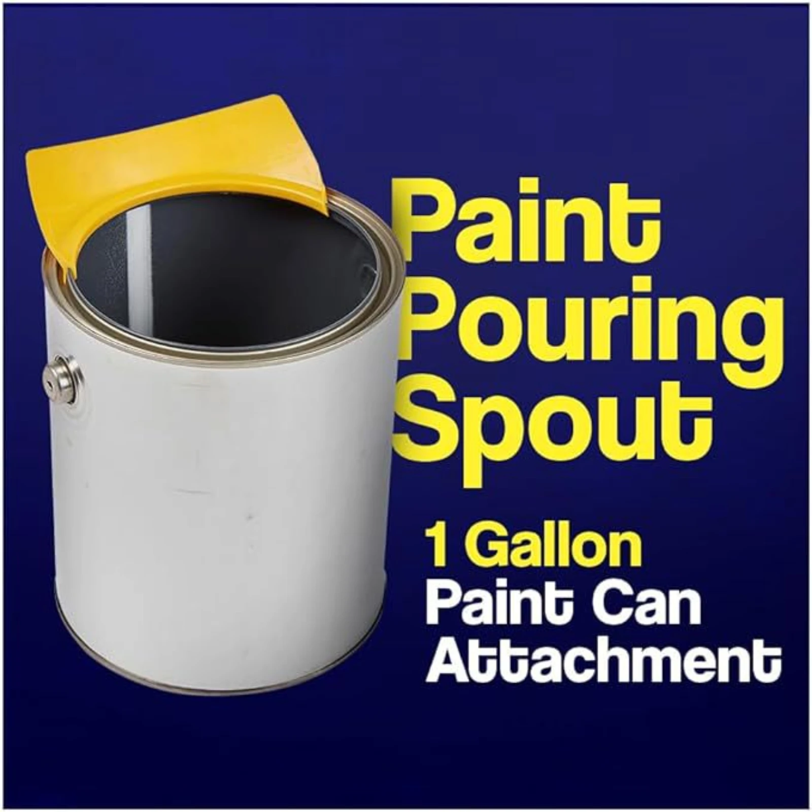 Paint Pouring Spout Easy to Install Paint Can Spout Pourer Bucket Attachment for 1 Gallon Can Container