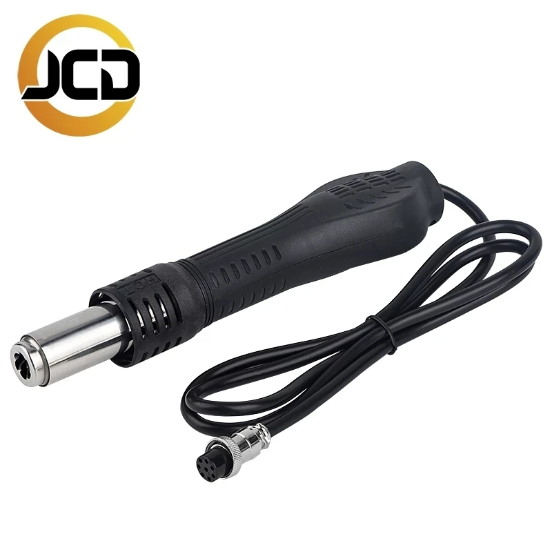 Hot Air Gun Handle Soldering Iron Hot Air Gun Desoldering is Suitable for 858D 868D 8898 Rework Solder Repair Station JCD 2022