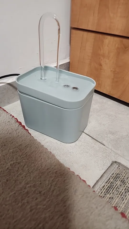 For Cats Pet Water Cat Water Fountain USB Electric Dispenser Mute Cat Drinker Bowl Auto Filter 1.5L Recirculate Filtring photo review