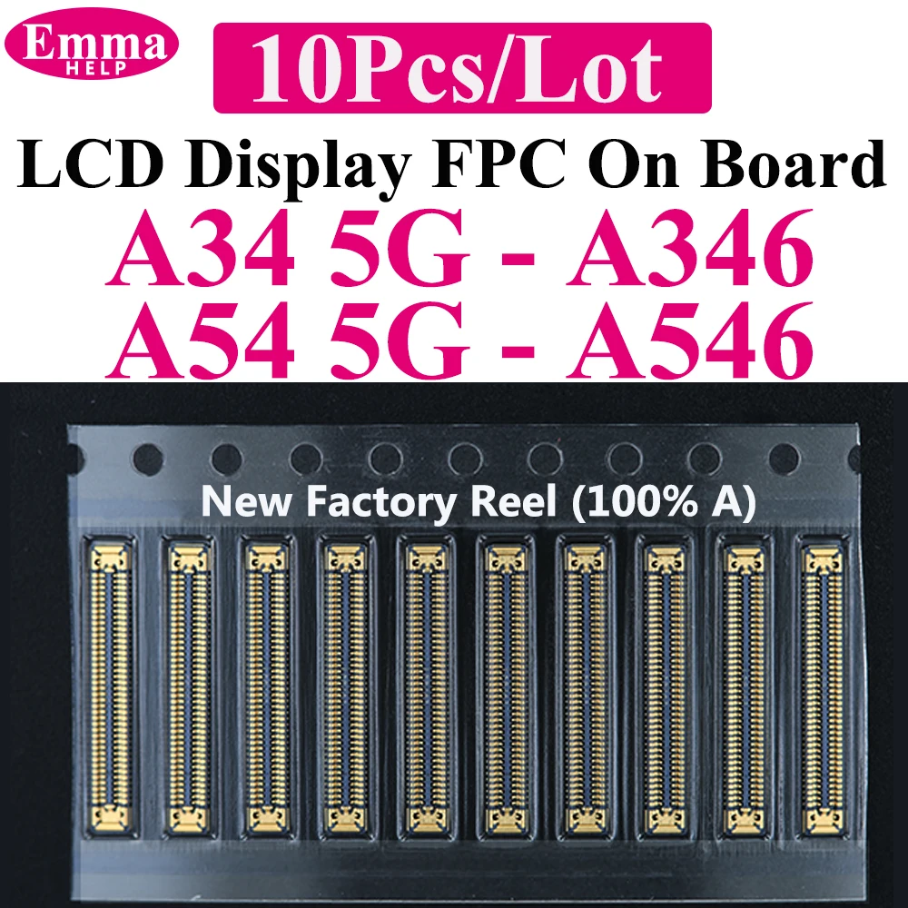 10pcs LCD Display Screen Flex FPC Connector - 40 78 Pin Plug On Board