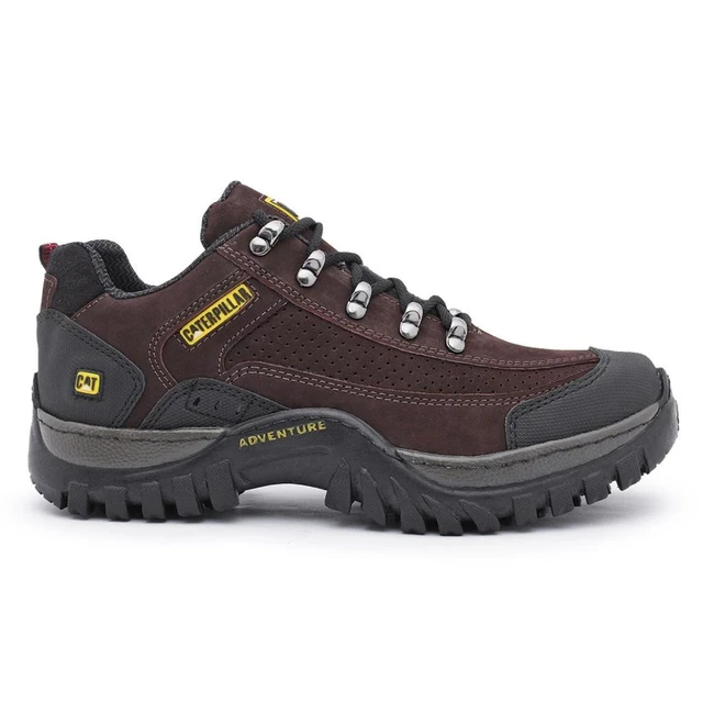 Tênis Bota Caterpillar Original Masculina Couro Promoção