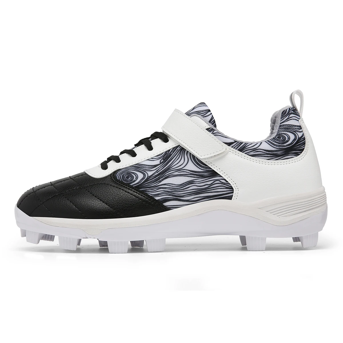 Men's Baseball Shoes Long Spikes Softball Shoes Non-slip Cleats And Turf Softball Sneakers Beginners Baseball training sneakers